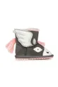 сірий Дитячі замшеві чоботи Emu Australia Pegasus Walker Для дівчаток