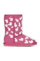 рожевий Дитячі замшеві чоботи Emu Australia Wallaby Llama Для дівчаток