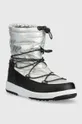 Dětské sněhule Moon Boot JR Girl Boot Met stříbrná