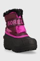 Dětské sněhule Sorel Childrens Snow 1869561.G fialová AW22
