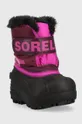 Дитячі чоботи Sorel Toddler фіолетовий
