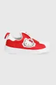 czerwony adidas Originals sneakersy dziecięce Dziewczęcy