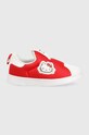adidas Originals sneakersy dziecięce syntetyczny czerwony GY9213