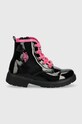 U.S. Polo Assn. botki dziecięce nieocieplane czarny YVA003K.BY1.BLK.PIN02