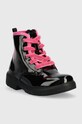 U.S. Polo Assn. botki dziecięce YVA003K.BY1.BLK.PIN02 czarny AW22