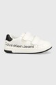 Otroške superge Calvin Klein Jeans Prijazno od planeta bela V1X9.80325.24.29