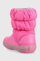 Deklice Otroške snežke Crocs Winter Puff Boot 14613.9BYY roza