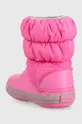 Crocs śniegowce dziecięce Winter Puff Boot Cholewka: Materiał syntetyczny, Materiał tekstylny, Wnętrze: Materiał tekstylny, Podeszwa: Materiał syntetyczny