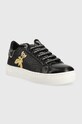 Patrizia Pepe sneakersy dziecięce PPD684.33.34 czarny AW22