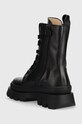 Dziewczynka Patrizia Pepe workery skórzane dziecięce PPJ728.35.41 czarny