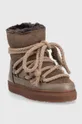 Dječje kožne cipele za snijeg Inuikii smeđa