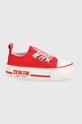 Big Star tenisówki dziecięce slip on czerwony KK374051.RED