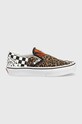 Vans tenisówki dziecięce slip on brązowy VN0A5FBK4481