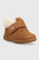 Детские замшевые сапоги UGG Nolen коричневый