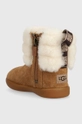 Μπότες χιονιού σουέτ για παιδιά UGG Mini Quilted Fluff  Πάνω μέρος: Μαλλί, Δέρμα σαμουά Εσωτερικό: Υφαντικό υλικό, Μαλλί Σόλα: Συνθετικό ύφασμα