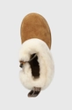 smeđa Dječje cipele za snijeg od brušene kože UGG Mini Quilted Fluff