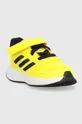 Dětské sneakers boty adidas žlutá