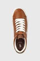 Παιδικά αθλητικά παπούτσια Polo Ralph Lauren καφέ RF103479