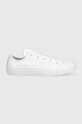Παιδικά δερμάτινα αθλητικά παπούτσια Converse Chuck Taylor All Star λευκό A00918C