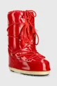Otroške snežke Moon Boot rdeča