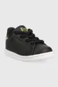 Παιδικά αθλητικά παπούτσια adidas Originals Stan Smith El I μαύρο