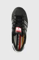černá Dětské kožené sneakers boty adidas Originals Superstar