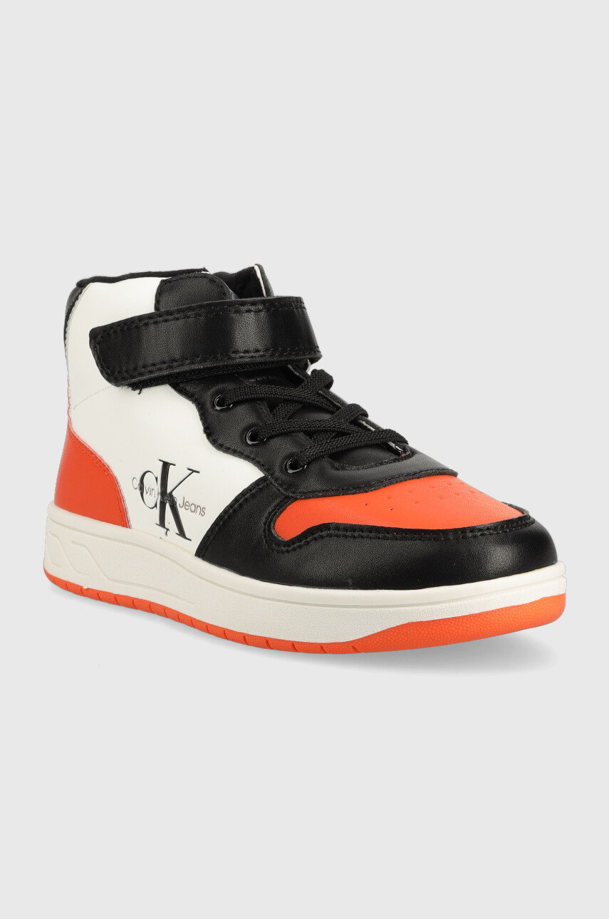 Calvin Klein Jeans sneakers pentru copii portocaliu