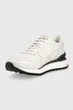 Δερμάτινα αθλητικά παπούτσια Guess Varese λευκό