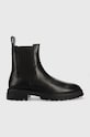 Kožené topánky chelsea Vagabond Shoemakers Johnny 2.0 usňová koža čierna 5479.401.20