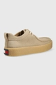 Polškornji iz semiša Tommy Jeans Mens Suede Shoe bež