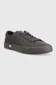 Kožené sneakers boty Tommy Hilfiger Modern Vulc Corporate šedá