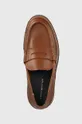 brązowy Tommy Hilfiger mokasyny skórzane Fashion Loafer