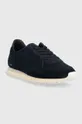 Tommy Hilfiger sneakersy zamszowe Elevated Sustainable Runner granatowy