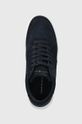 granatowy Tommy Hilfiger sneakersy zamszowe Elevated Mid Cup Suede