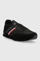 Tenisice Tommy Hilfiger Iconic Sock Runner Mix crna