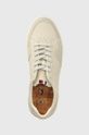 kremowy Tommy Hilfiger sneakersy skórzane Premium Cupsole Sustainable Lea