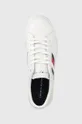 λευκό Δερμάτινα αθλητικά παπούτσια Tommy Hilfiger Core Stripes Vulc