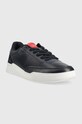 Tommy Hilfiger sneakers din piele Elevated Cupsole Perf FM0FM04145.DW5 bleumarin AW22
