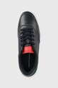 Tommy Hilfiger sneakers din piele Elevated Cupsole Perf bleumarin FM0FM04145.DW5