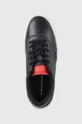 σκούρο μπλε Δερμάτινα αθλητικά παπούτσια Tommy Hilfiger Elevated Cupsole Perf