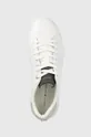 λευκό Δερμάτινα αθλητικά παπούτσια Tommy Hilfiger Retro Court Clean Cupsole