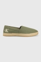 zelena Espadrile Calvin Klein Jeans Espadrille Moški