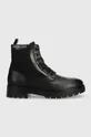 čierna Členkové topánky Calvin Klein Jeans Military Boot Pánsky