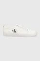 λευκό Πάνινα παπούτσια Calvin Klein Jeans New Vulcanized Laceup Ανδρικά