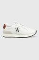 biały Calvin Klein Jeans sneakersy Retro Runner Laceup YM0YM00418.YAF Męski