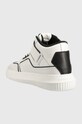 Obuwie Calvin Klein Jeans sneakersy skórzane Chunky Cupsole Laceup Mid YM0YM00426.0K4 biały