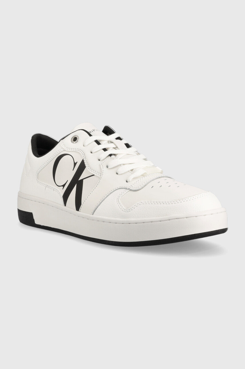 Calvin Klein Jeans sneakers Cupsole Laceup Basket Low alb