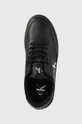 μαύρο Δερμάτινα αθλητικά παπούτσια Calvin Klein Jeans Classic Cupsole Laceup