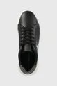 czarny Calvin Klein Jeans sneakersy skórzane Chunky Cupsole Laceup Low YM0YM00536.00T