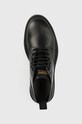 Jack & Jones pantofi inalti de piele Hastings negru 12215539.Anthracite